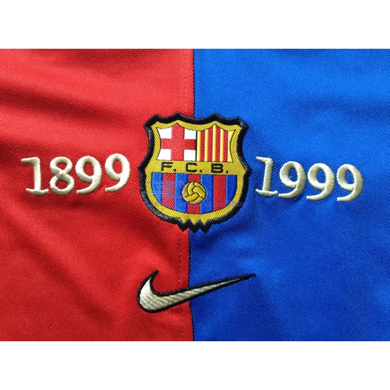 Camiseta Barcelona 1899/1999 Centenario ML Azul/Rojo Niño Kit
