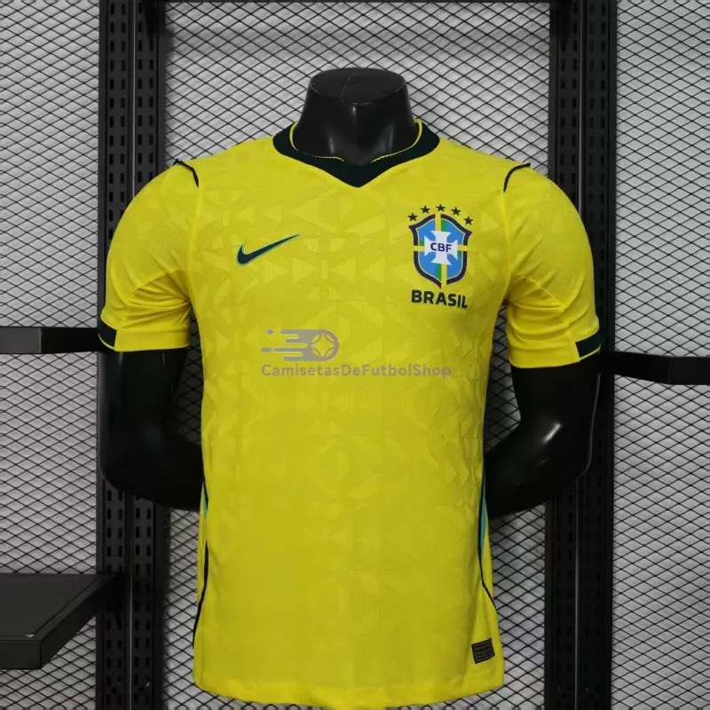Camiseta Brasil 2026 1ª Equipación Mundial Amarillo (EDICIÓN JUGADOR)