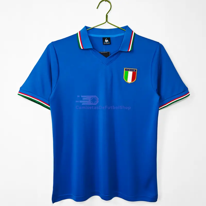 Camiseta Italia 1982 1ª Equipación Retro Azul