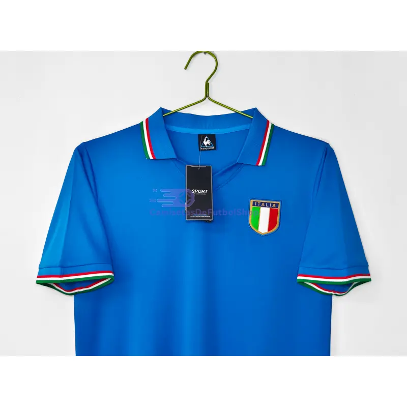 Camiseta Italia 1982 1ª Equipación Retro Azul