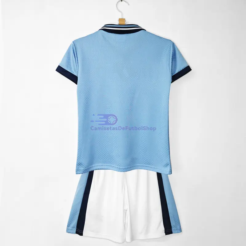 Camiseta Lazio 1996/97 1ª Equipación Retro Azul Niño Kit