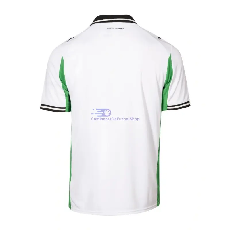 Camiseta Sassuolo 2025/2026 2ª Equipación Blanco/Verde
