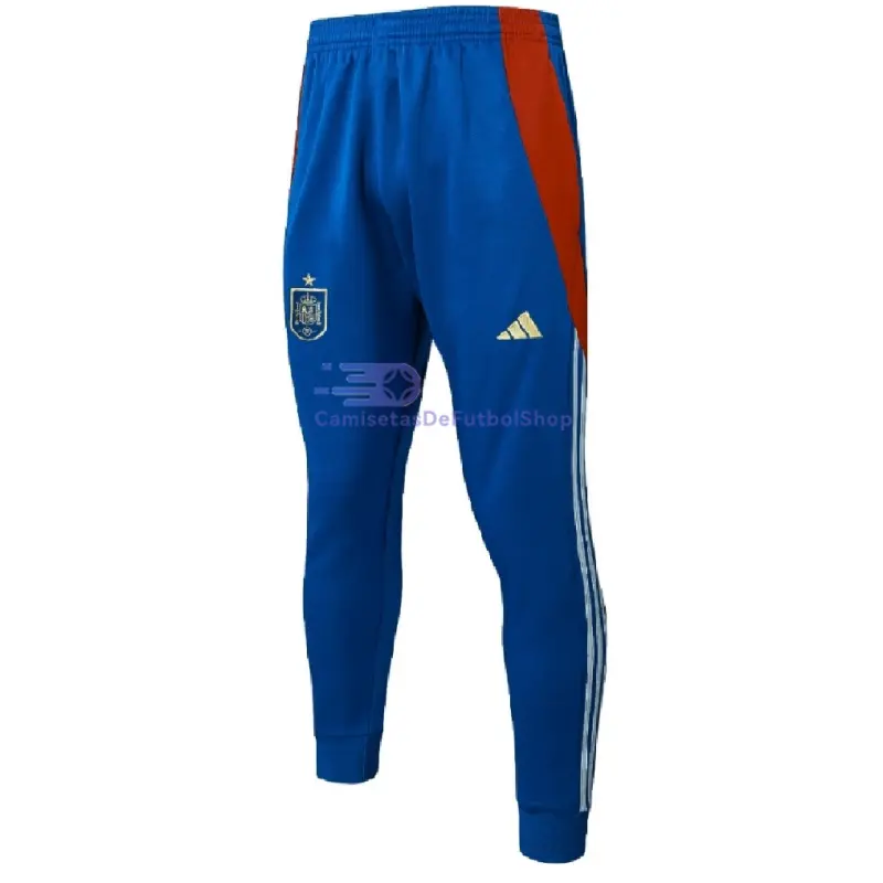 Pantalón Largo de Entrenamiento España 2025 Azul/Rojo