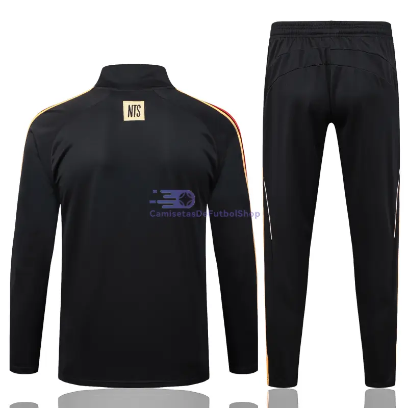 Sudadera De Entrenamiento Arsenal 2025/2026 Kit Negro Versión Retro