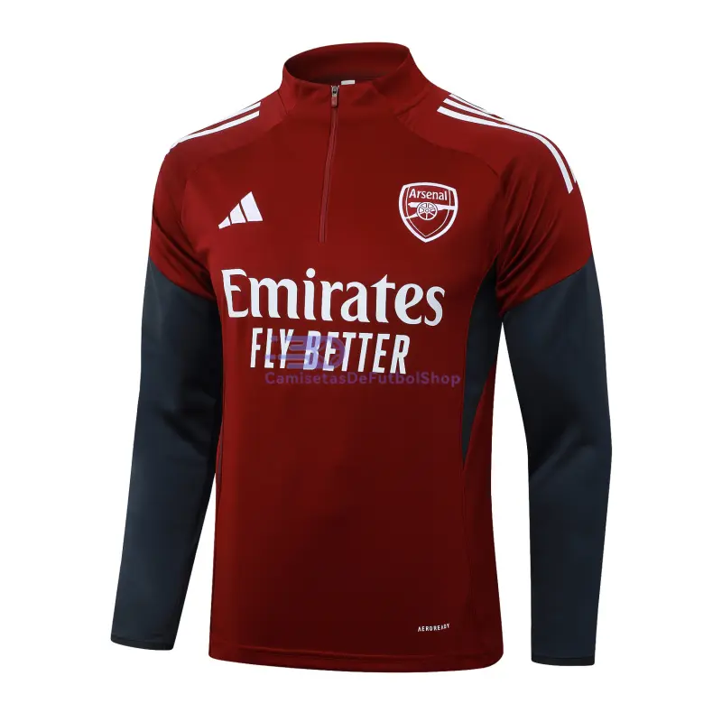 Sudadera De Entrenamiento Arsenal 2025/2026 Rojo/Azul Marino