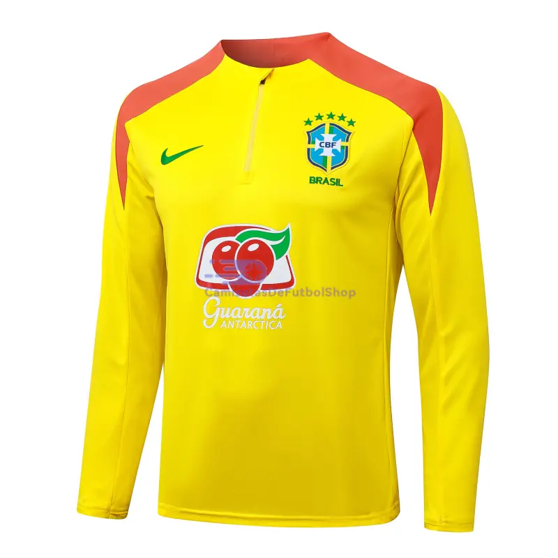 Sudadera De Entrenamiento Brasil 2025/2026 Amarillo