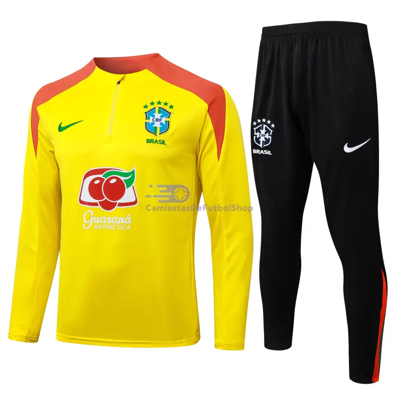 Sudadera De Entrenamiento Brasil 2025/2026 Amarillo