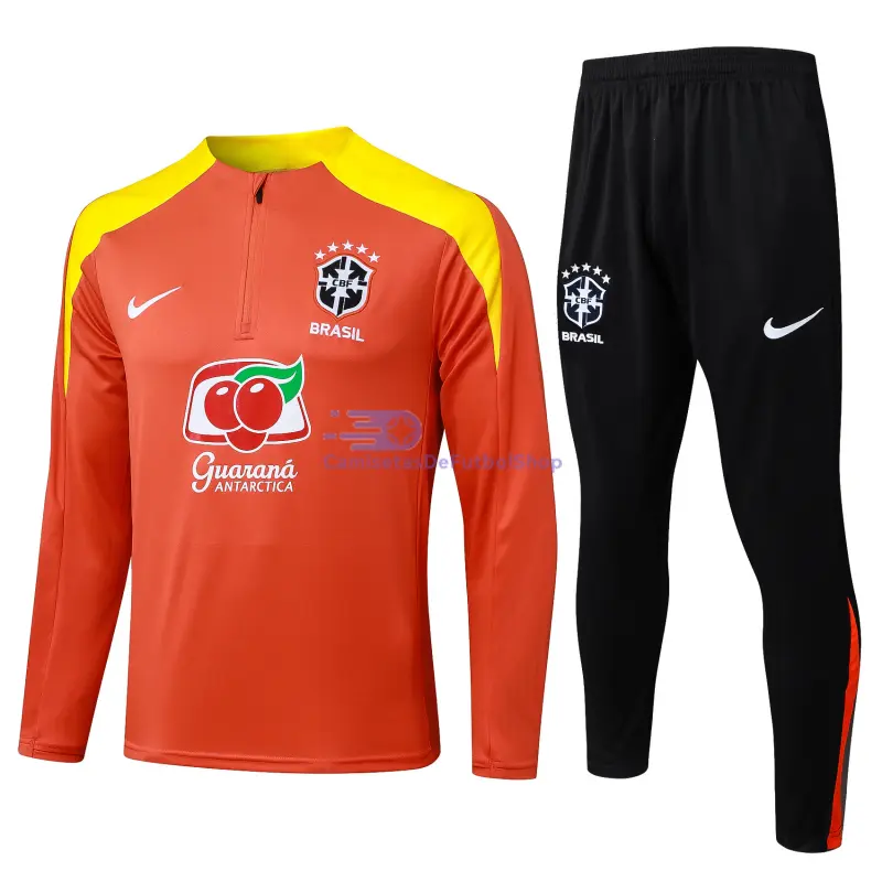 Sudadera De Entrenamiento Brasil 2025/2026 Naranja