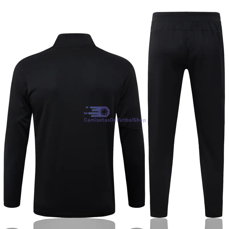 Sudadera De Entrenamiento Manchester City 2025/2026 Kit Negro/Blanco