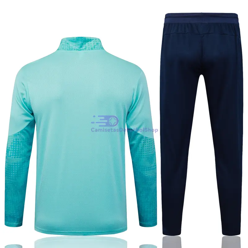 Sudadera De Entrenamiento Olympique Marsella 2025/2026 Kit Azul Verdoso