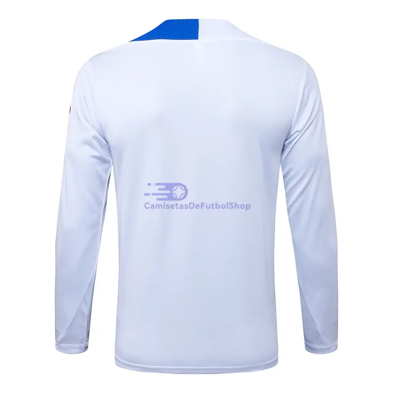 Sudadera De Entrenamiento PSG 2025/2026 Blanco/Azul