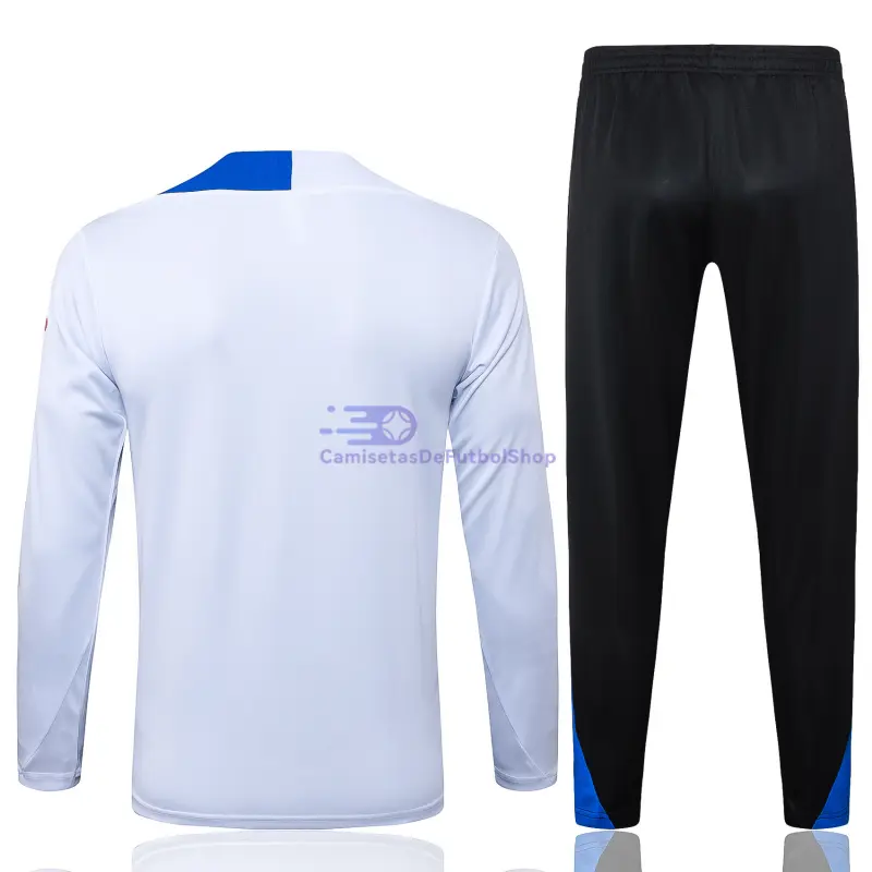 Sudadera De Entrenamiento PSG 2025/2026 Blanco/Azul