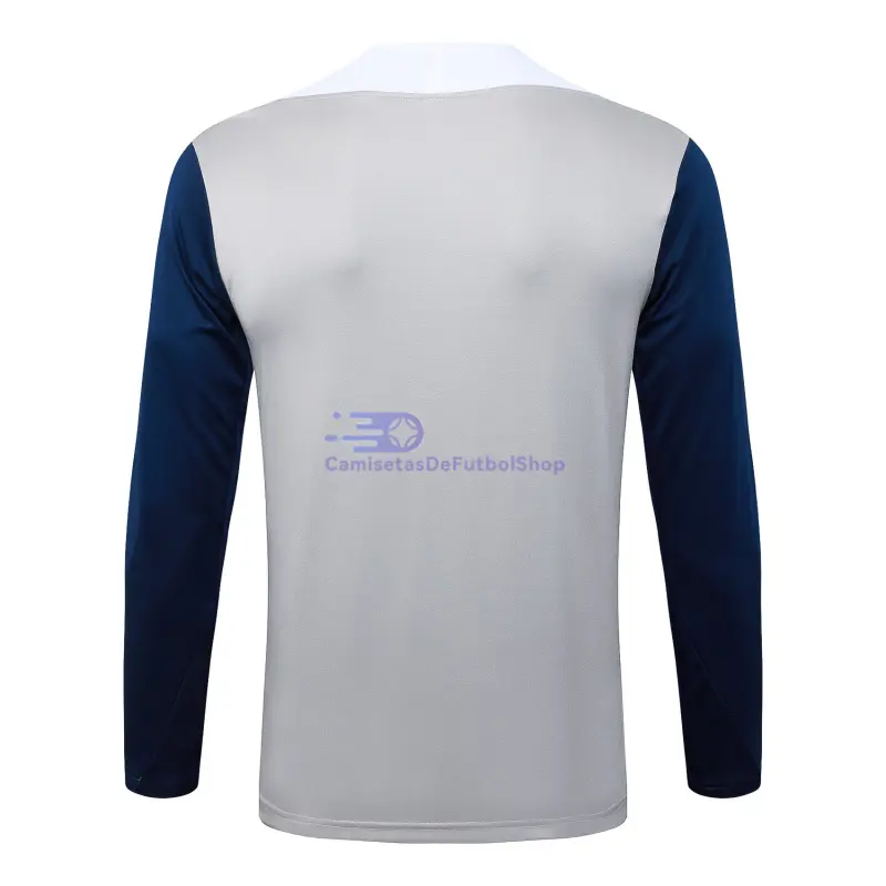 Sudadera De Entrenamiento Tottenham Hotspur 2025/2026 Gris/Azul Marino
