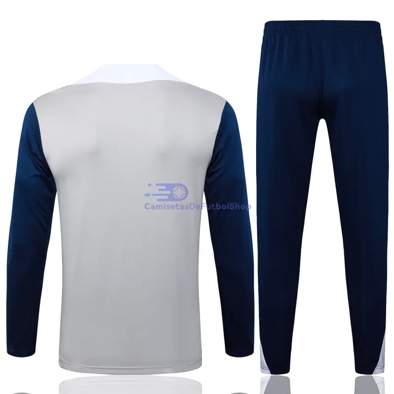 Sudadera De Entrenamiento Tottenham Hotspur 2025/2026 Kit Gris/Azul Marino