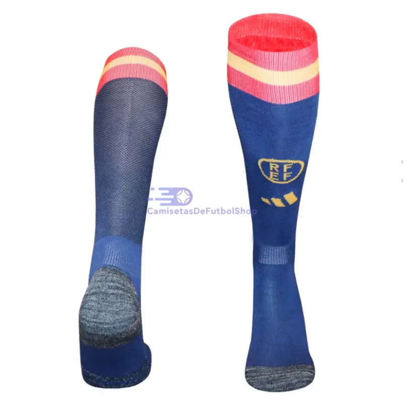 Camiseta Olmo 10 España 2026 1ª Equipación Rojo/Azul Niño Kit