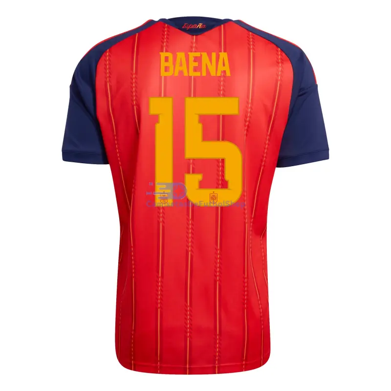 Camiseta Baena 15 España 2026 1ª Equipación Rojo/Azul