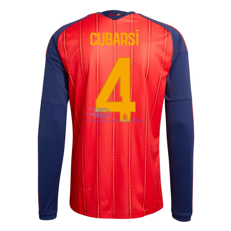 Camiseta Cubarsí 4 España 2026 1ª Equipación ML Rojo/Azul