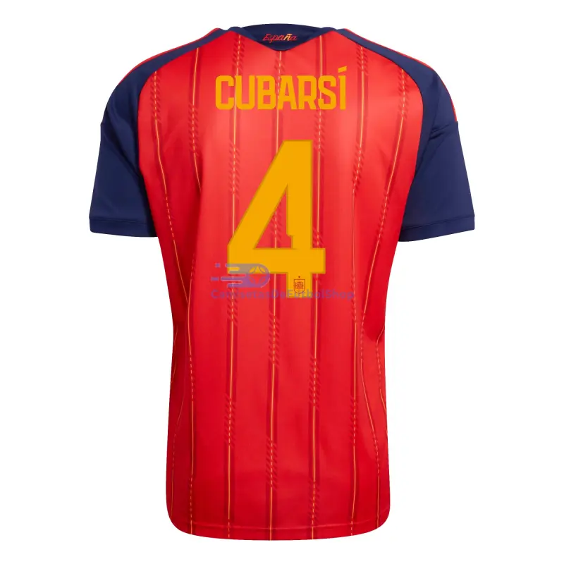 Camiseta Cubarsí 4 España 2026 1ª Equipación Rojo/Azul