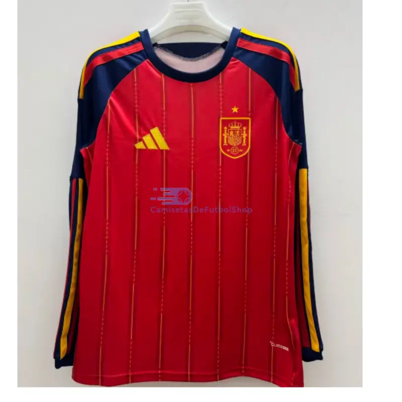 Camiseta España 2026 1ª Equipación Mundial ML Rojo/Azul