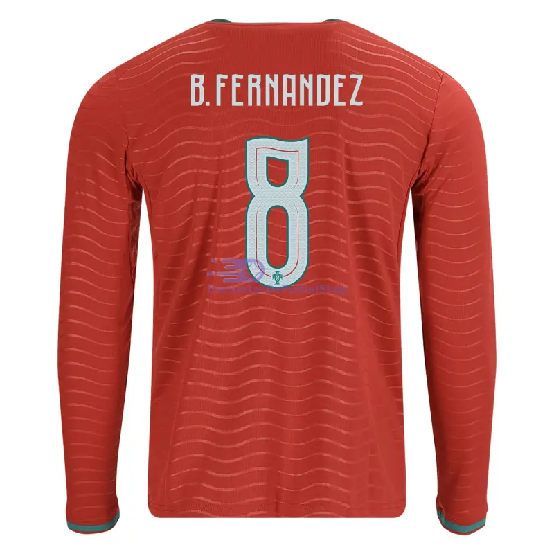 Camiseta B.Fernandez 8 Portugal 2026 1ª Equipación ML Rojo