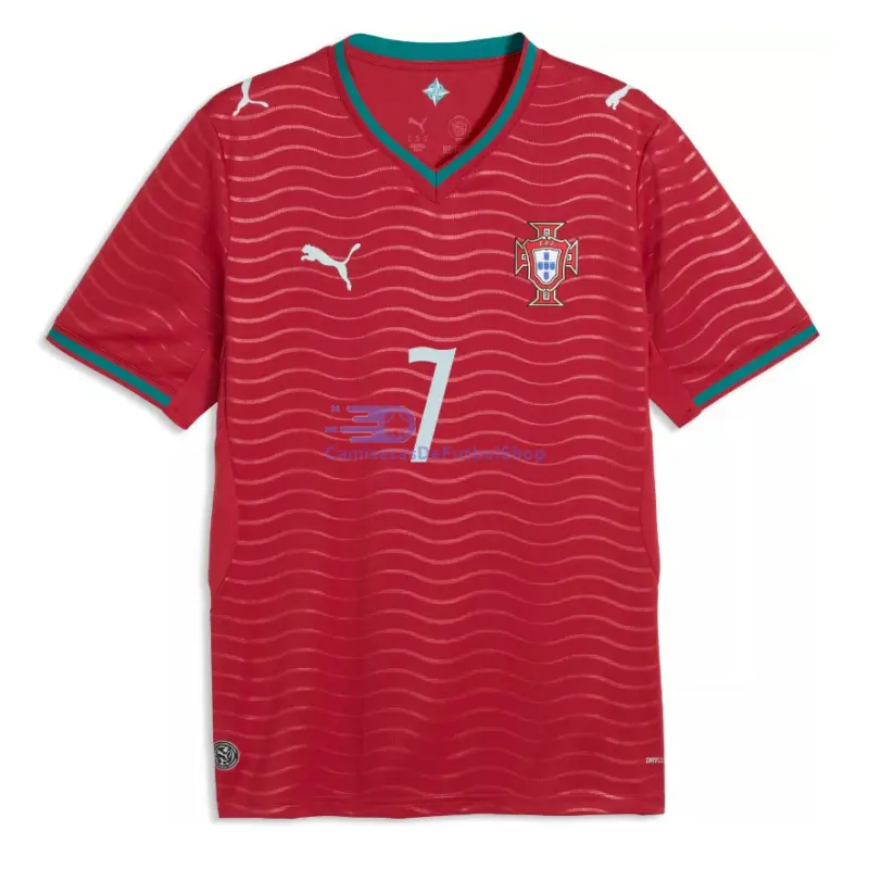 Camiseta Ronaldo 7 Portugal 2026 1ª Equipación Mundial Rojo
