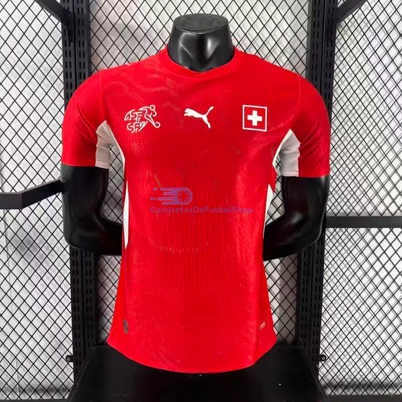 Camiseta Suiza 2026 1ª Equipación Mundial Rojo (EDICIÓN JUGADOR)