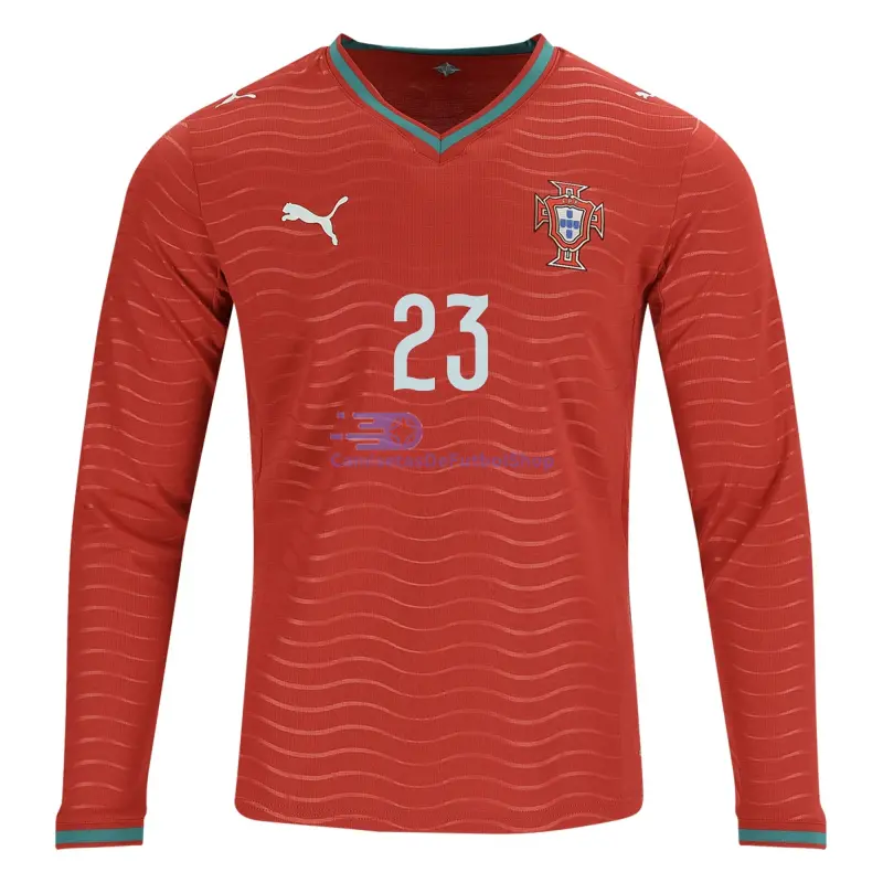 Camiseta Vitinha 23 Portugal 2026 1ª Equipación ML Rojo
