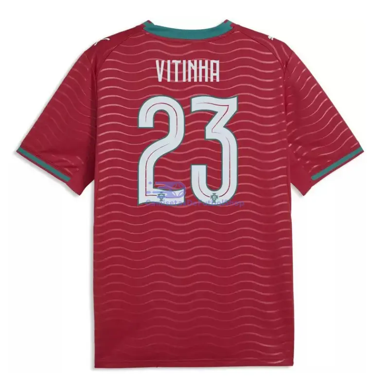 Camiseta Vitinha 23 Portugal 2026 1ª Equipación Rojo