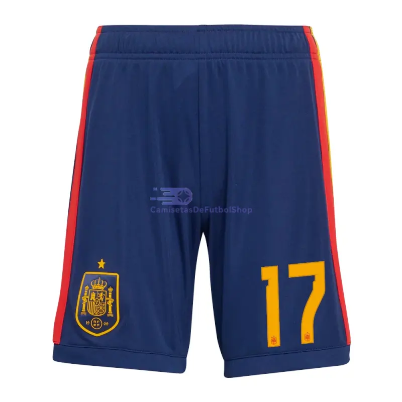 Camiseta Williams Jr 17 España 2026 1ª Equipación ML Rojo/Azul