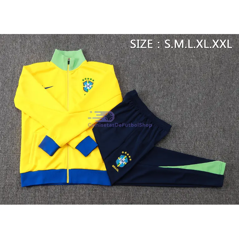 Chandal Brasil 2025/2026 Amarillo/Verde