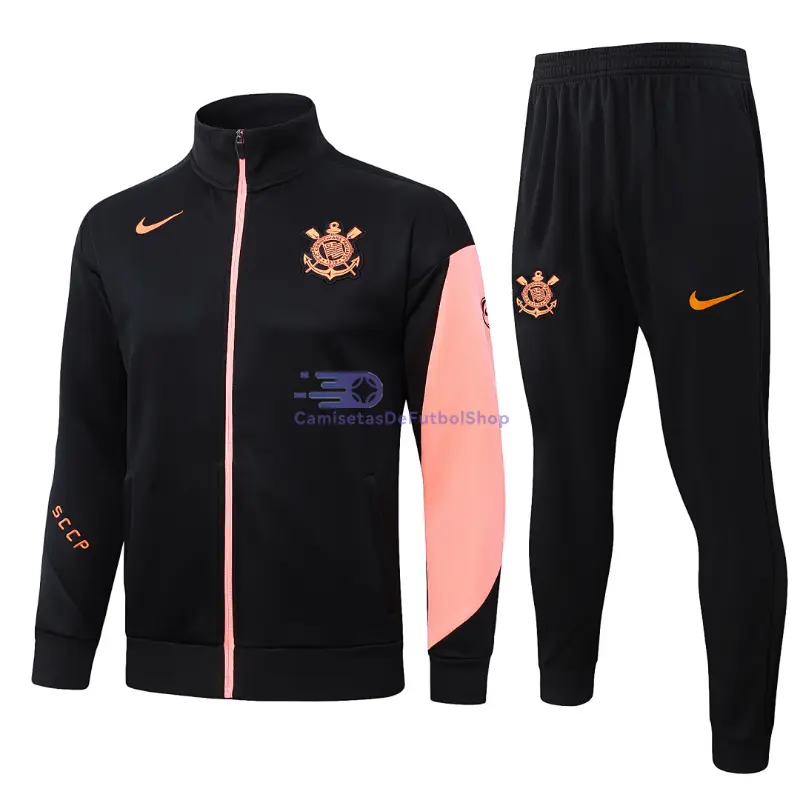 Chaqueta Corinthians 2025/2026 Negro/Naranja