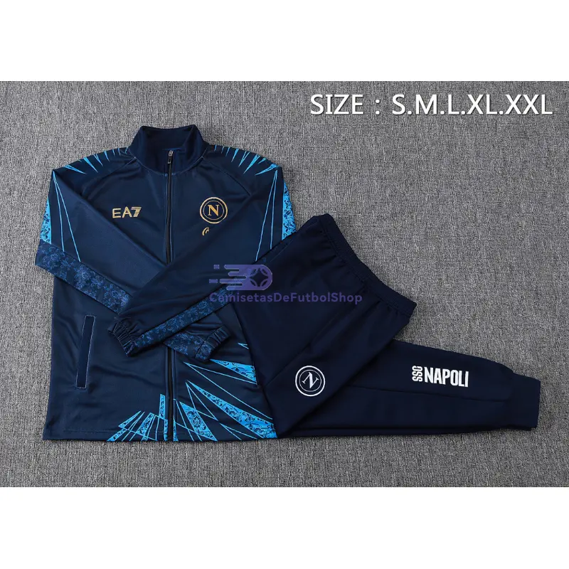 Chandal Napoli 2025/2026 Azul Oscuro
