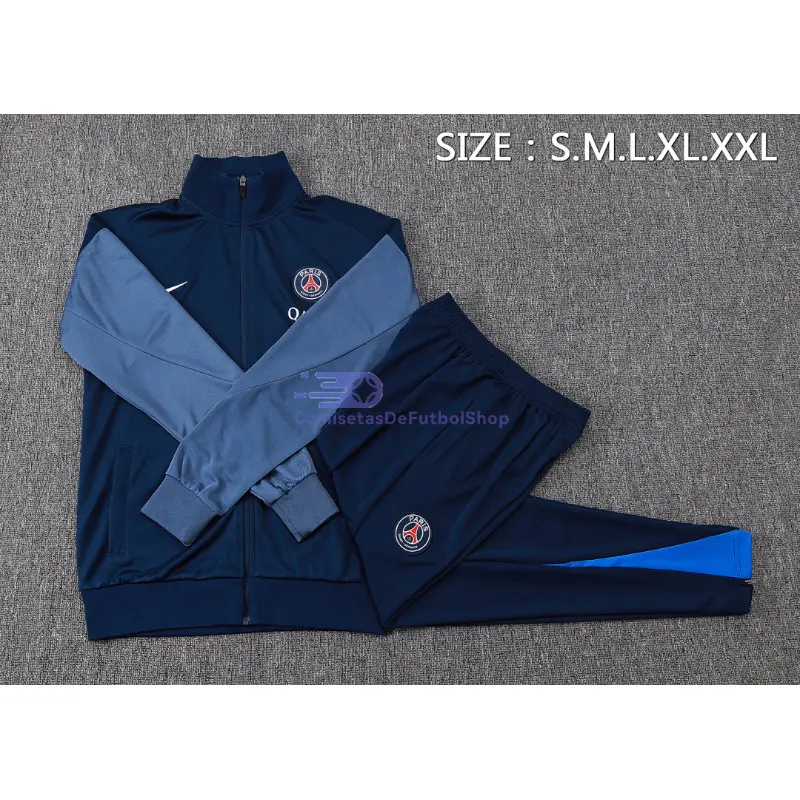 Chandal PSG 2025/2026 Azul Marino/Gris
