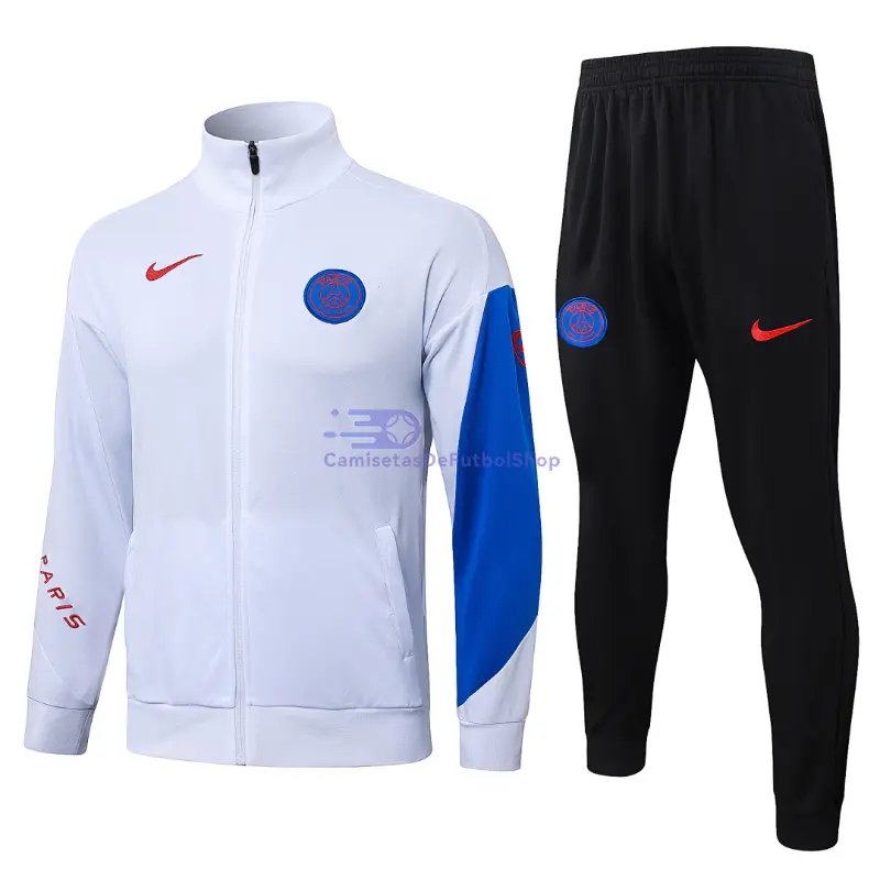 Chaqueta PSG 2025/2026 Blanco/Azul