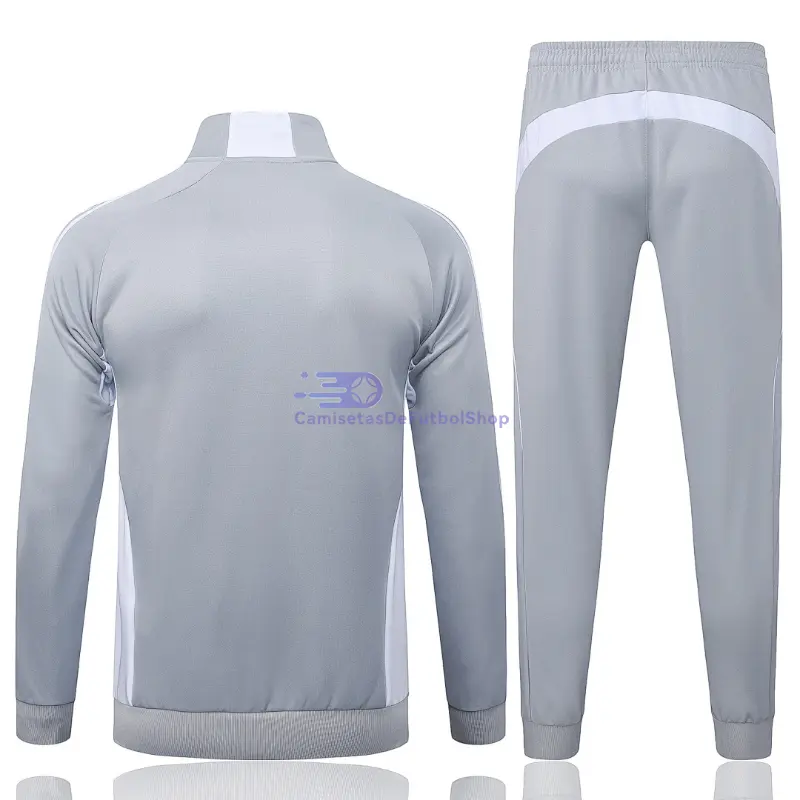 Chaqueta Real Madrid 2025/2026 Gris/Blanco