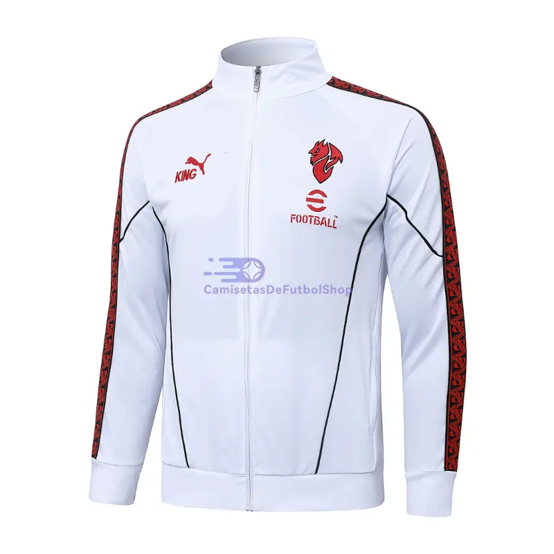 Chaqueta AC Milan 2025/2026 Blanco/Rojo