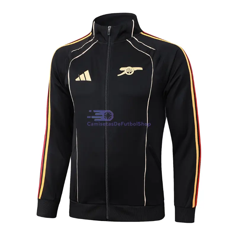 Chaqueta Arsenal 2025/2026 Negro Versión Retro