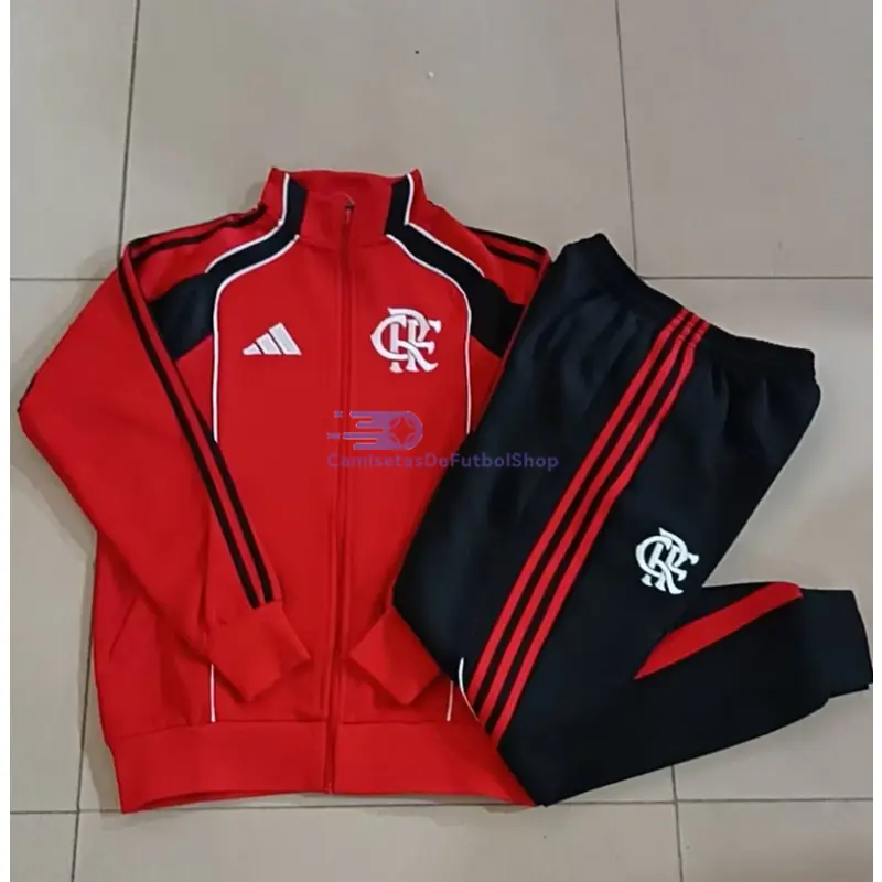 Chaqueta Flamengo 2025/2026 Rojo/Negro