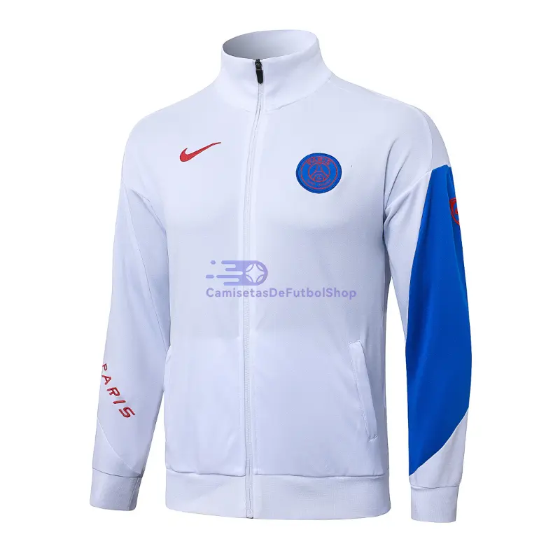 Chaqueta PSG 2025/2026 Blanco/Azul