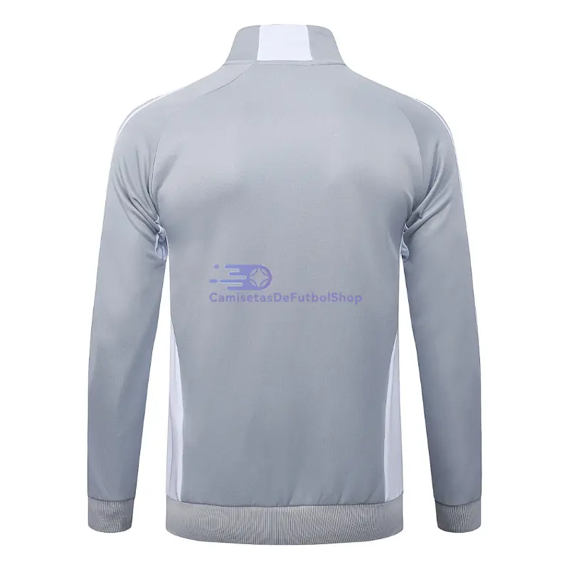Chaqueta Real Madrid 2025/2026 Gris/Blanco
