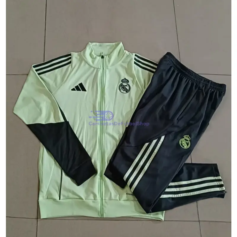 Chaqueta Real Madrid 2025/2026 Verde Claro/Gris