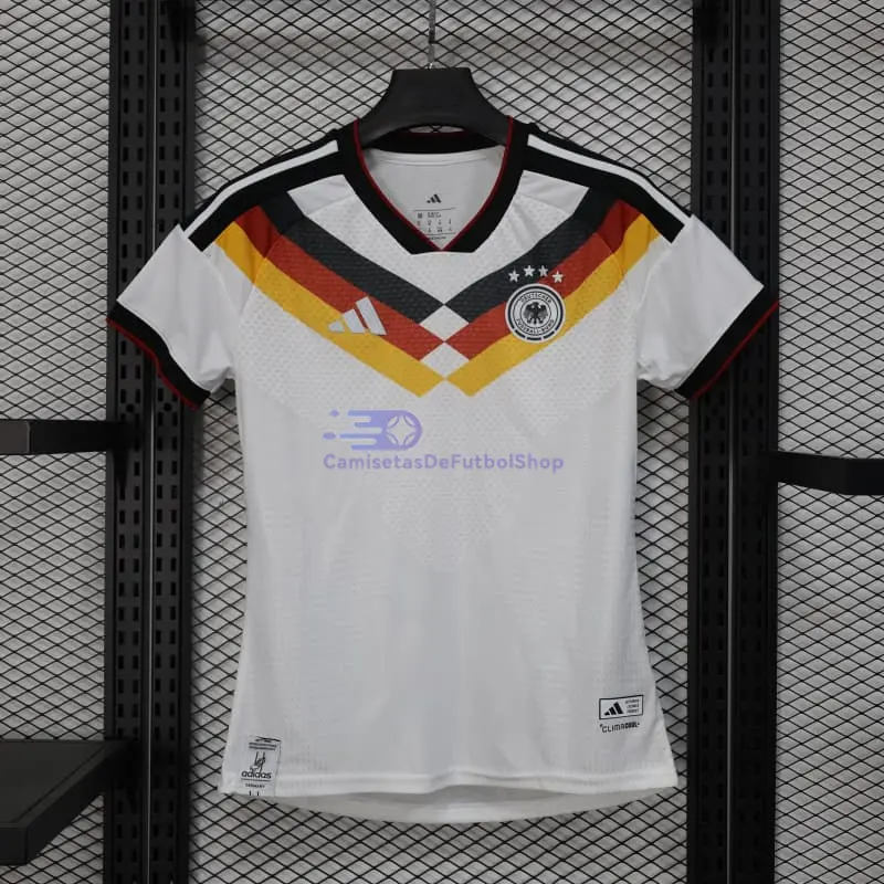 Camiseta Alemania 2026 1ª Equipación Mundial Blanco Mujer (EDICIÓN JUGADOR)