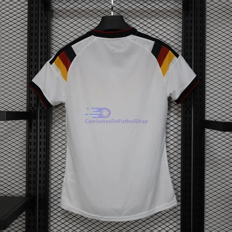 Camiseta Alemania 2026 1ª Equipación Mundial Blanco Mujer (EDICIÓN JUGADOR)