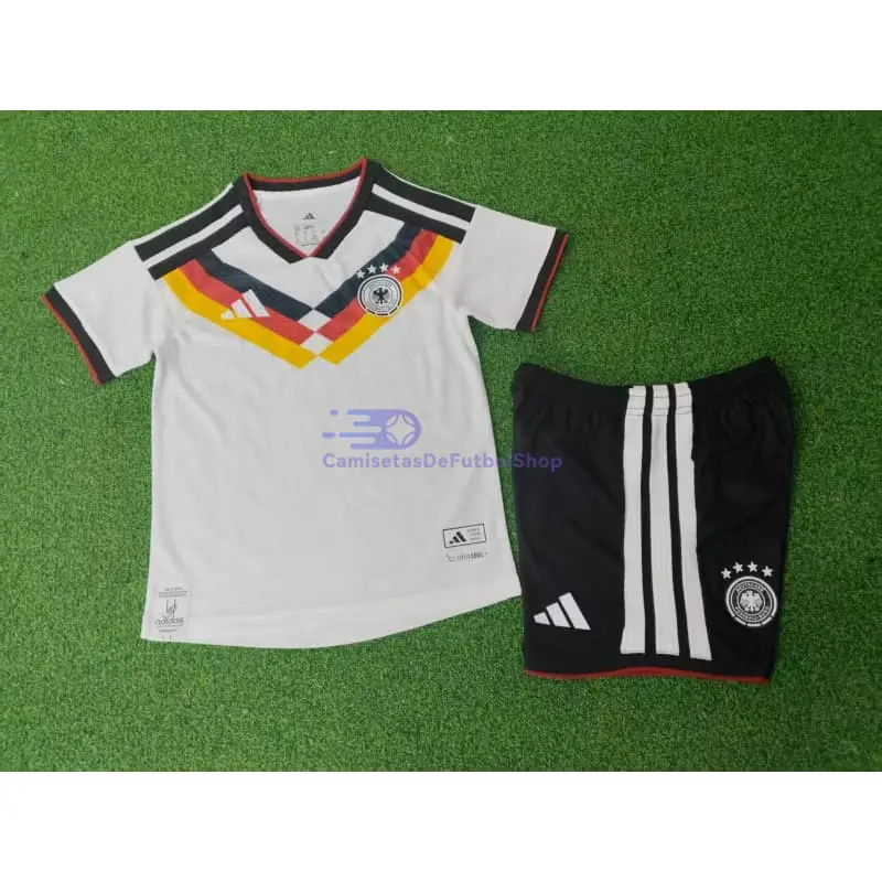 Camiseta Alemania 2026 1ª Equipación Mundial Blanco Niño Kit (EDICIÓN JUGADOR)