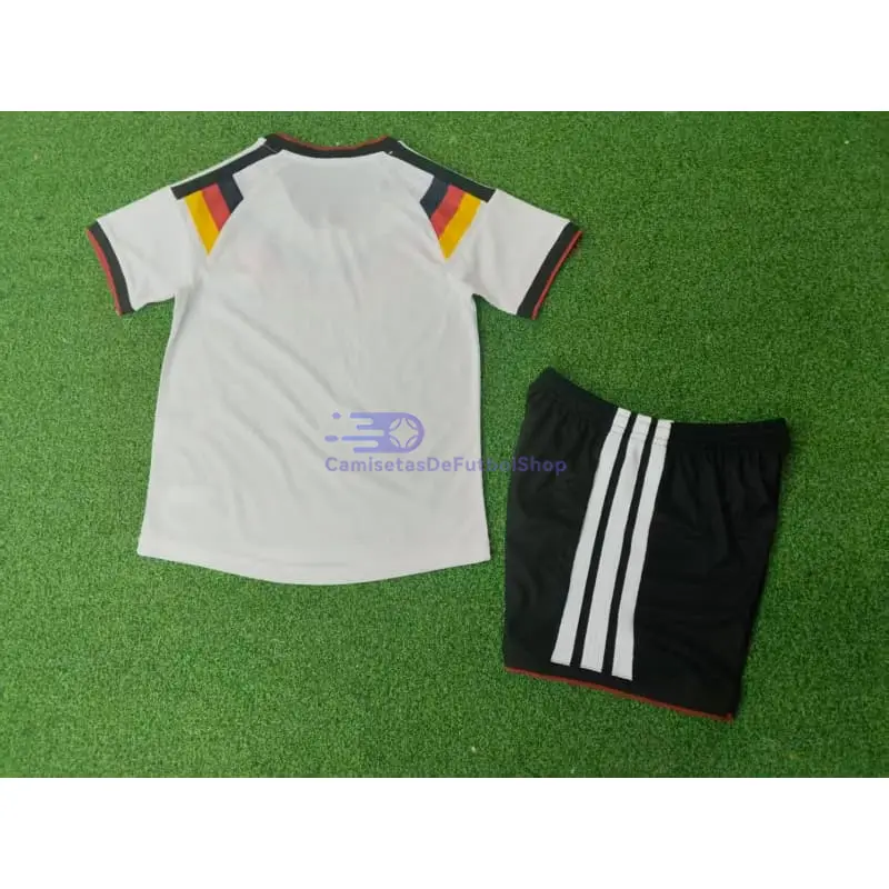 Camiseta Alemania 2026 1ª Equipación Mundial Blanco Niño Kit (EDICIÓN JUGADOR)