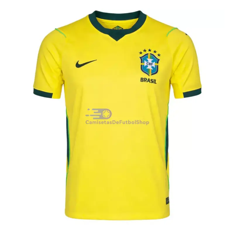 Camiseta Brasil 2026 1ª Equipación Mundial Amarillo