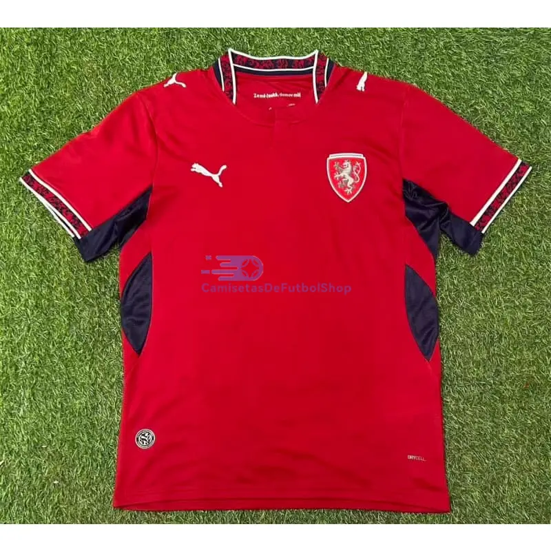 Camiseta Checa 2026 1ª Equipación Mundial Rojo