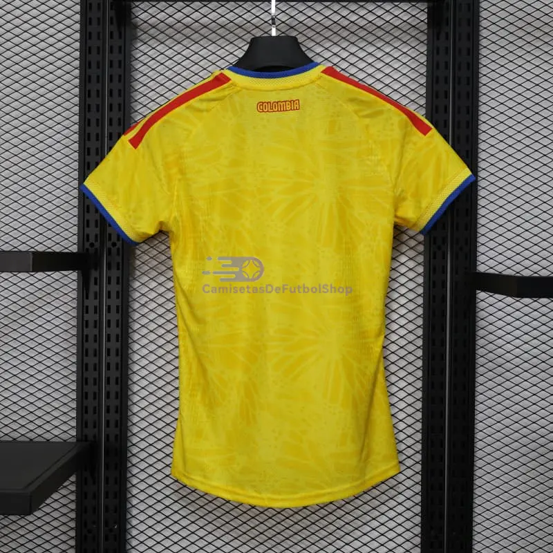 Camiseta Colombia 2026 1ª Equipación Mundial Amarillo Mujer (EDICIÓN JUGADOR)