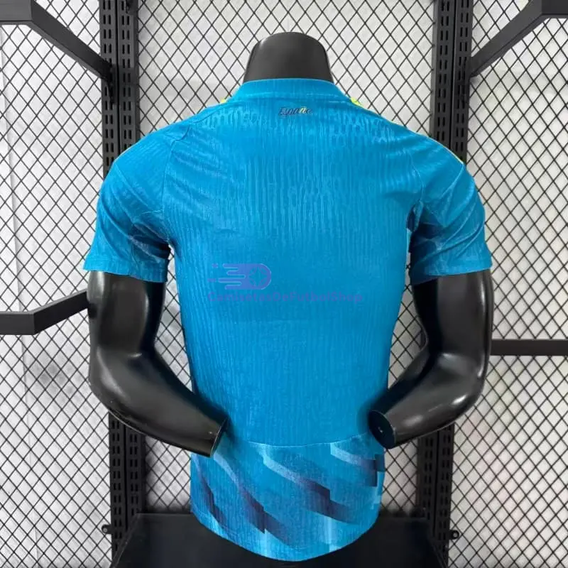 Camiseta de Portero España 2026 1ª Equipación Mundial Azul (EDICIÓN JUGADOR)