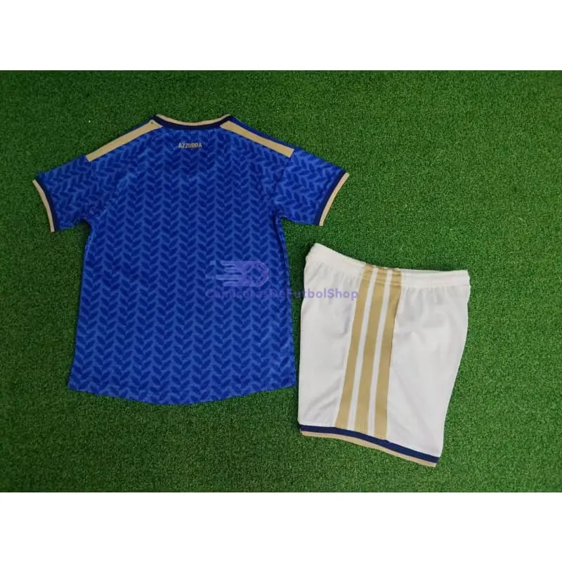Camiseta Italia 2026 1ª Equipación Mundial Azul Niño Kit (EDICIÓN JUGADOR)